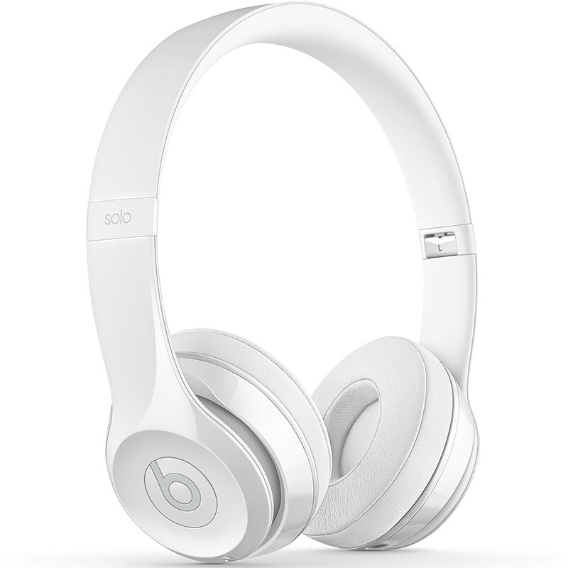 Beats Solo3 Wireless 头戴式 蓝牙无线耳机  炫白色图片