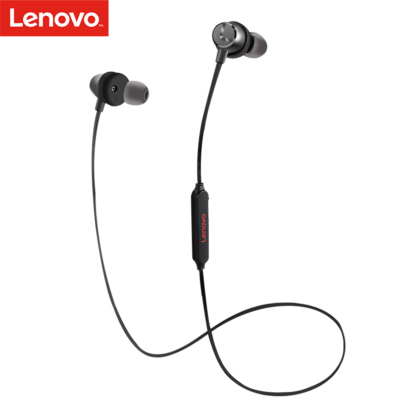 联想（Lenovo） X1无线运动蓝牙耳机蓝牙5.0磁吸入耳式安卓苹果手机耳机IPX5级防水续航 黑色图片