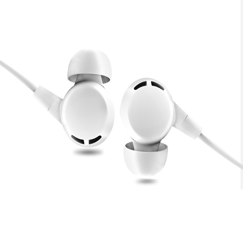 富德T1有线入耳式耳机手机 白色图片