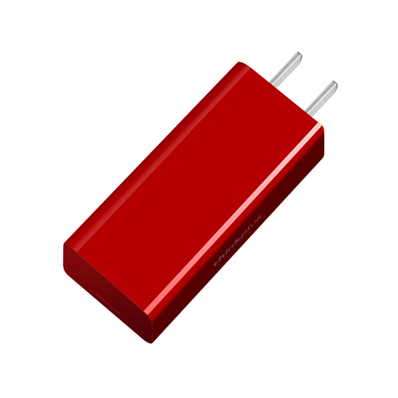 thinkplus 口红电源mini USB-C 迷你适配器 45W 热力红图片