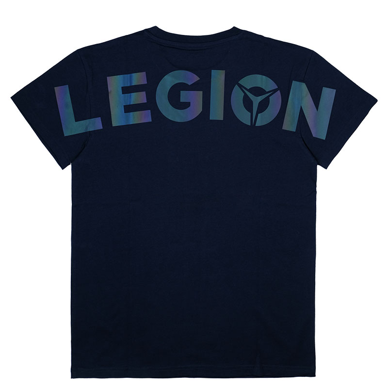 LEGION GEARS 刺客系列 T恤 2020款藏青色M-背部幻彩印花图片