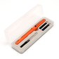 KACO RETRO锐途包尖钢笔EF尖 彩色复古学生钢笔礼盒装笔类 橙色/金夹图片
