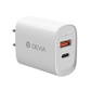 DEVIA极速系列全兼容A+C 20W快充充电器中规套装(Lightning)-白色图片