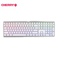 樱桃Cherry MX3.0SRGBG80-3874HYAEU-0机械键盘有线键盘全尺寸游戏键盘无钢板RGB灯效白色茶轴图片