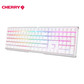 樱桃Cherry MX3.0SRGBG80-3874HYAEU-0机械键盘有线键盘全尺寸游戏键盘无钢板RGB灯效白色茶轴图片