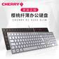 樱桃CHERRY KC 6000 超薄有线键盘银色图片