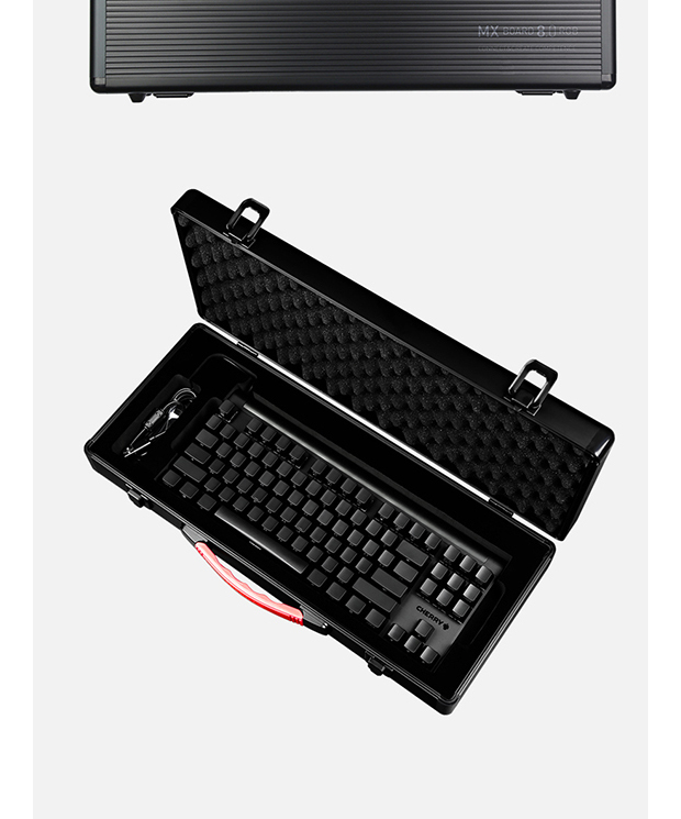 樱桃CHERRY MX8.0G80-3888HXAEU-2机械键盘87键RGB黑色樱桃黑轴_联想