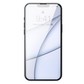 倍思 0.4mm全屏全玻璃康宁钢化膜 For iP 6.7寸 （单片装+贴膜神器）黑色图片