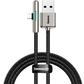倍思 七彩流光灯 手游数据线 USB For Type-C 40W 1m 黑色图片