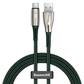 倍思 水滴灯 快充数据线 USB For Type-C 66W 1m 墨绿色图片