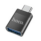 浩酷（HOCO）UA17转接头 Type-C转USB转接头 USB3.0黑色图片