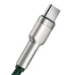 倍思 金属卡福乐系列数据线USB to Type-C 40W 1m 墨绿色图片