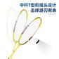 安格耐特F2103羽毛球拍(蓝+黄)(2支/副)(带三球)图片
