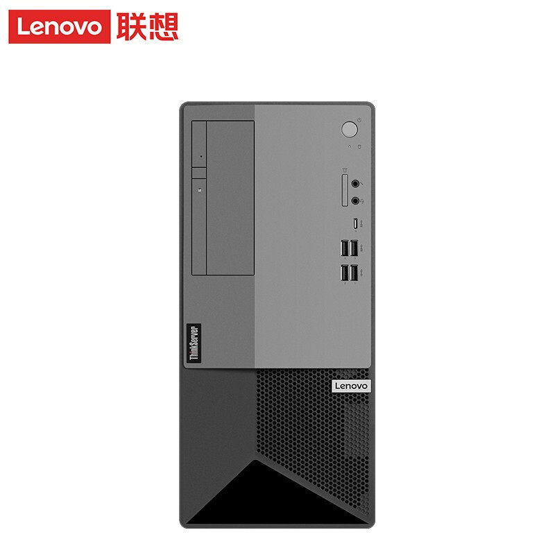 联想(ThinkServer)T100C塔式服务器i7-10700/2*16G/2*1T+512G_