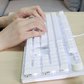 联想一键服务机械键盘K310 白色 青轴（无磁吸上盖）图片