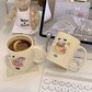 豆瓜学生高颜值陶瓷马克杯情侣杯-颜色随机图片