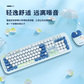 异能者无线键鼠套装KN521 云朵蓝漾图片