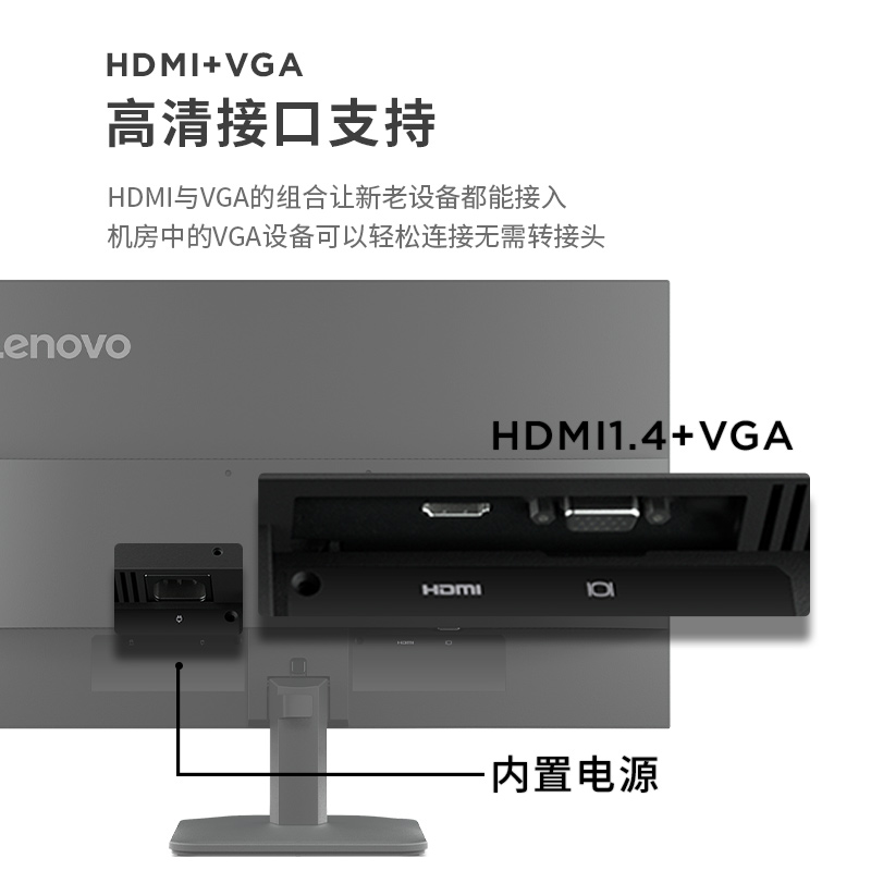 联想ThinkVision S24-4e显示器图片