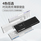 联想thinkplus K225 Pro 无线静音键盘104键盘白蓝色图片