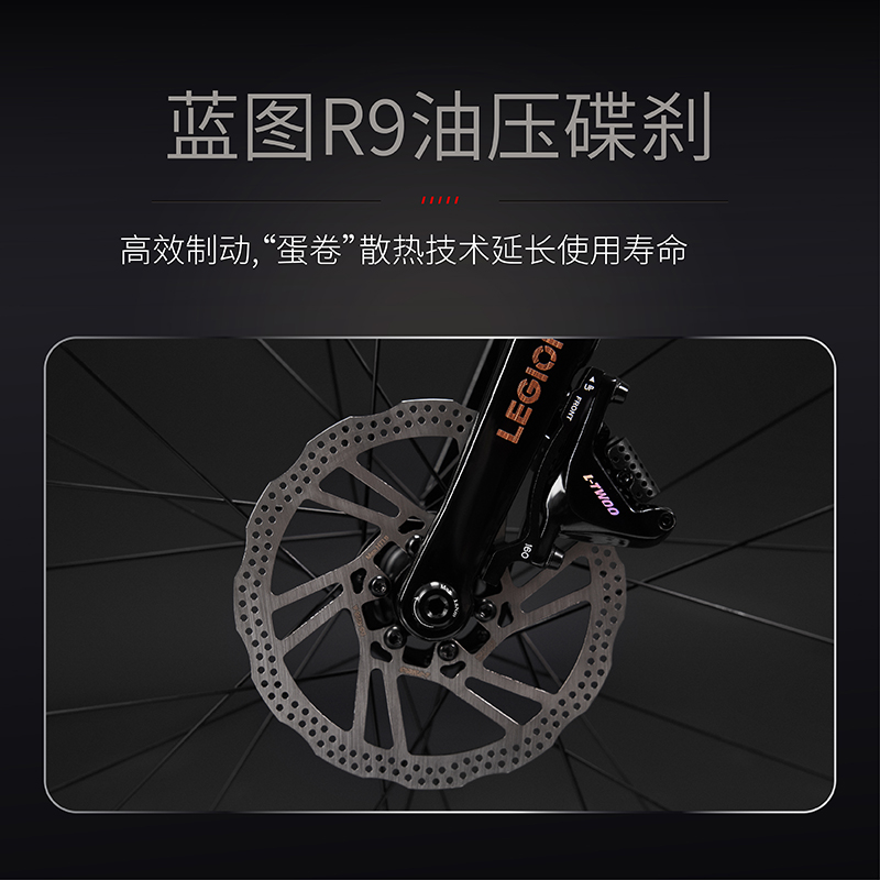 拯救者 公路自行车T5000 碳晶黑 L图片