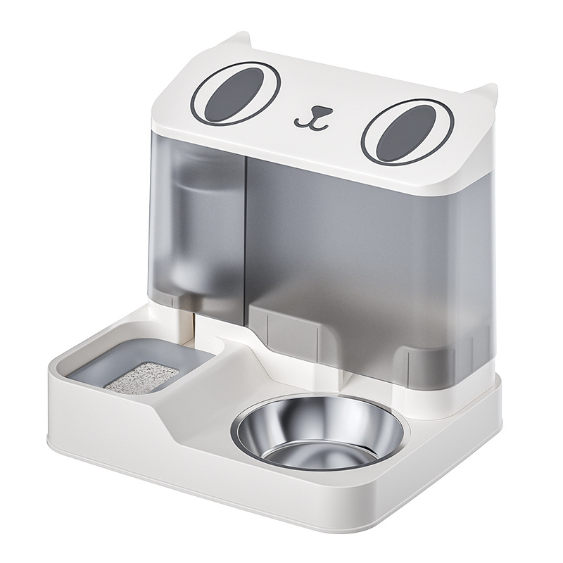 阔庭(KUOTING)灰色(8819-4)猫咪自动喂食饮水一体机