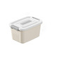 豆瓜桦鑫达奶油风收纳箱不带轮中号29*20*15cm米白色图片