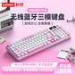 联想极光键盘GK10 Lite 三模版 98键 薄膜 樱霜白图片